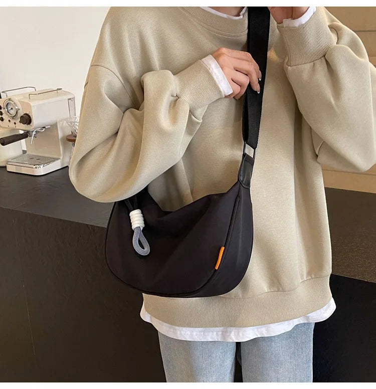 Boho Crescent Crossbody Bag