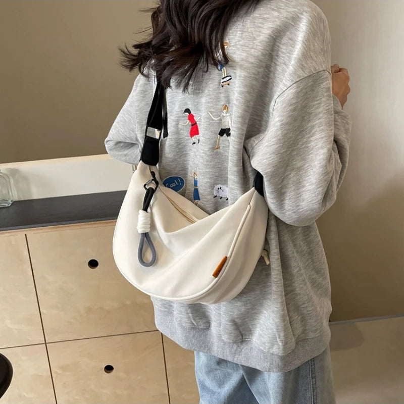 Boho Crescent Crossbody Bag