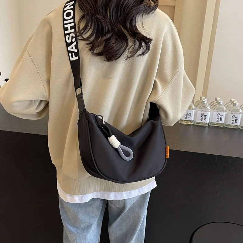 Boho Crescent Crossbody Bag