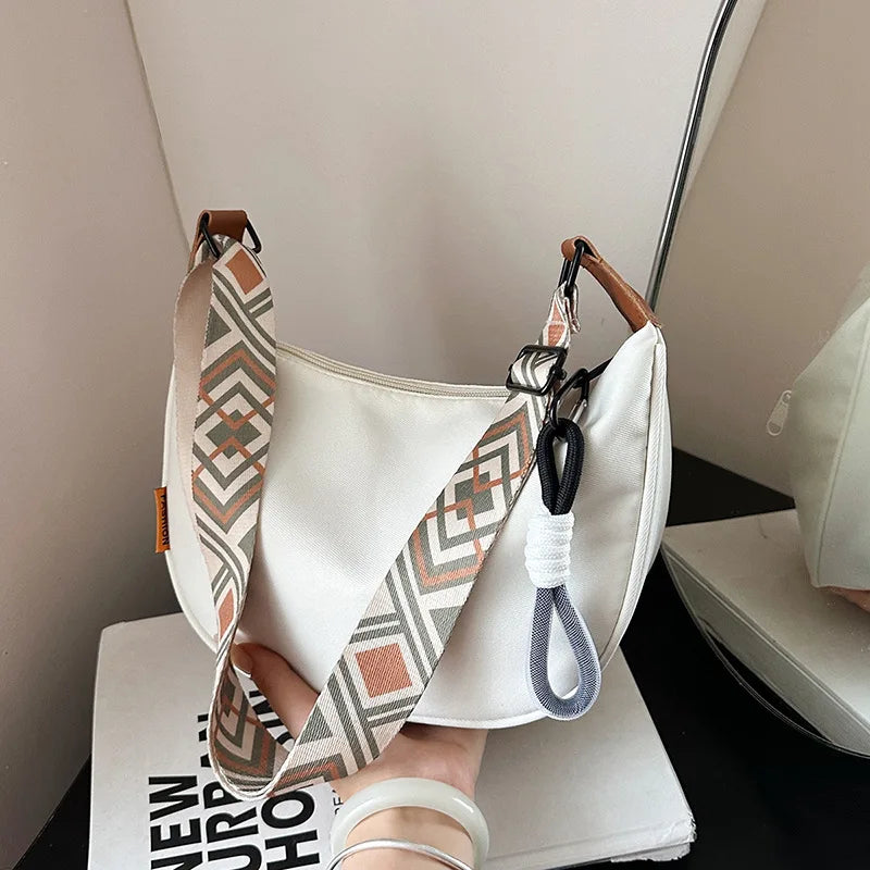 Boho Crescent Crossbody Bag
